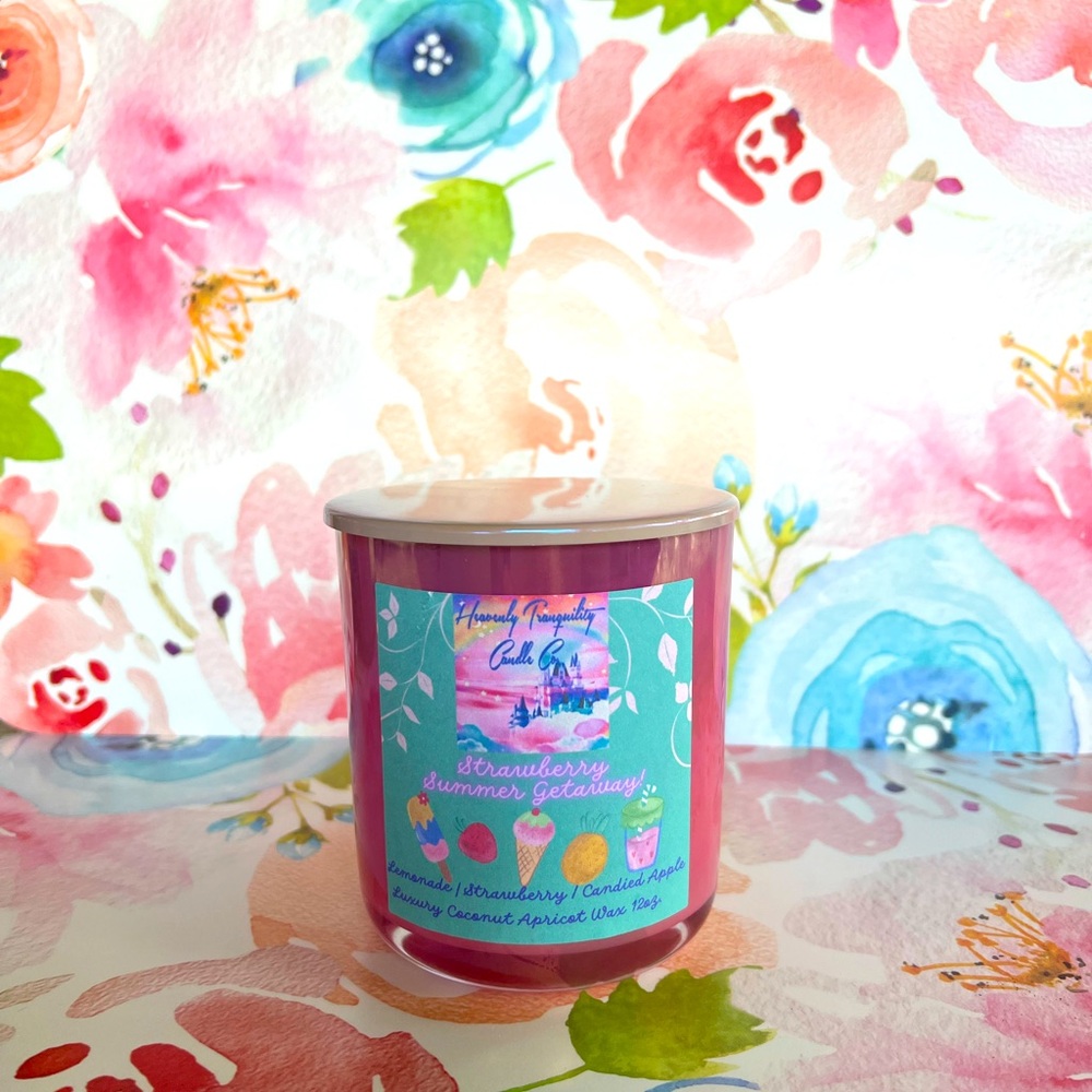 Strawberry Summer Getaway Candle